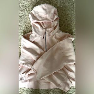 COPY - pink flush oversized half zip lululemon scuba in amazing condition